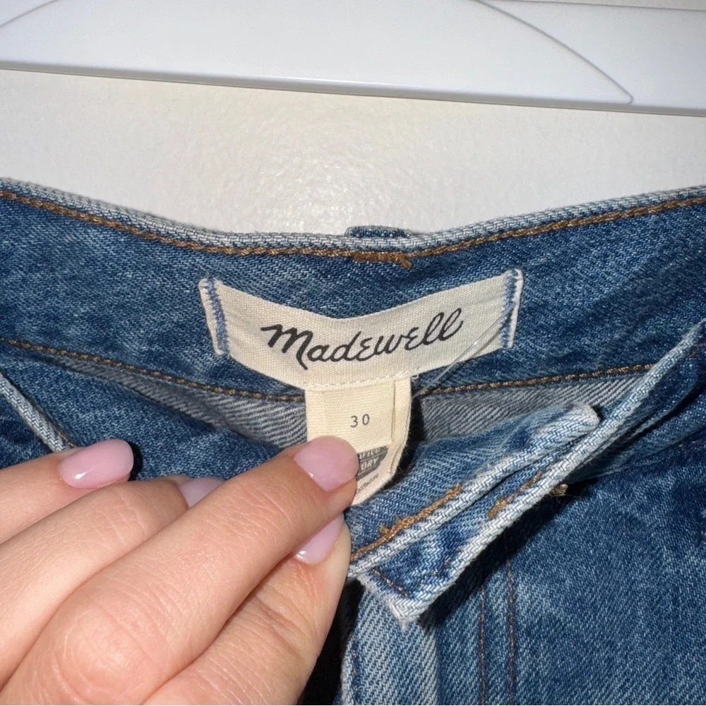 NWOT Madewell The Rilee Denim Midi Skirt 30